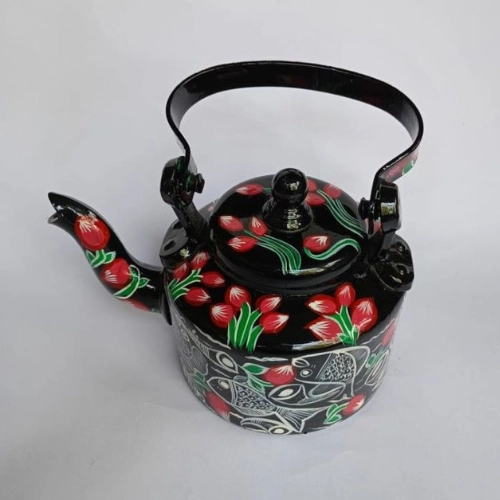 Hand Painted Tea Kettle - Image 4