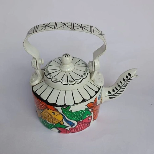 Hand Painted Tea Kettle - Image 3