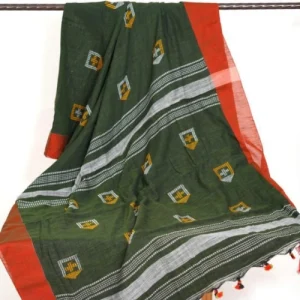 Handloom Kantha Stitch Saree