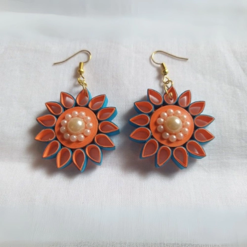 Designer Quilling Earrings - Image 6