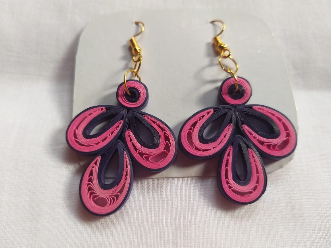 Fancy Quilling Paper Earrings - Image 10