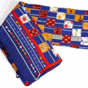 Baul Kantha Stitch Saree