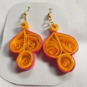 Fancy Quilling Paper Earrings