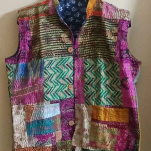 Sleeveless Baul Jacket