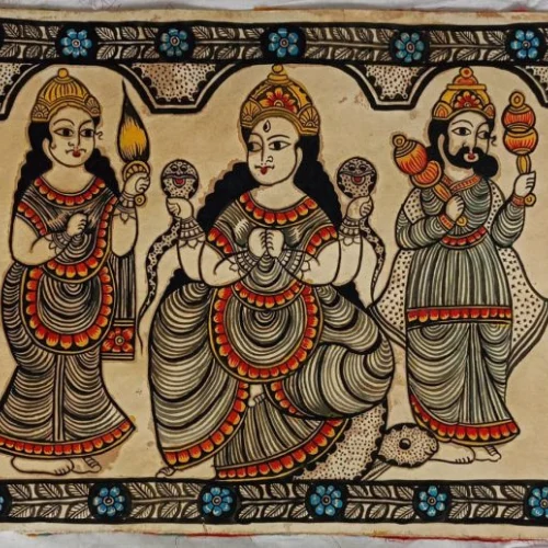 Canvas Folk Paintings - Image 2
