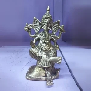 Dhokra Art Brass Ganesha Idol