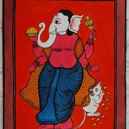 Canvas Folk Paintings - Image 3