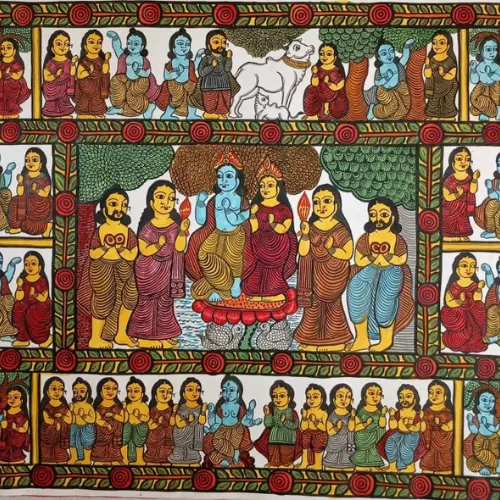 Canvas Folk Paintings - Image 6