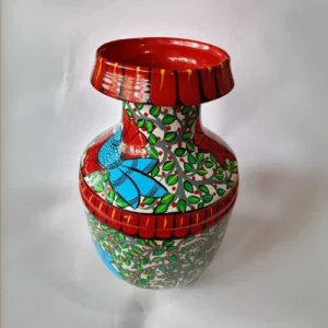 Hand Painted Wooden Flower Pot