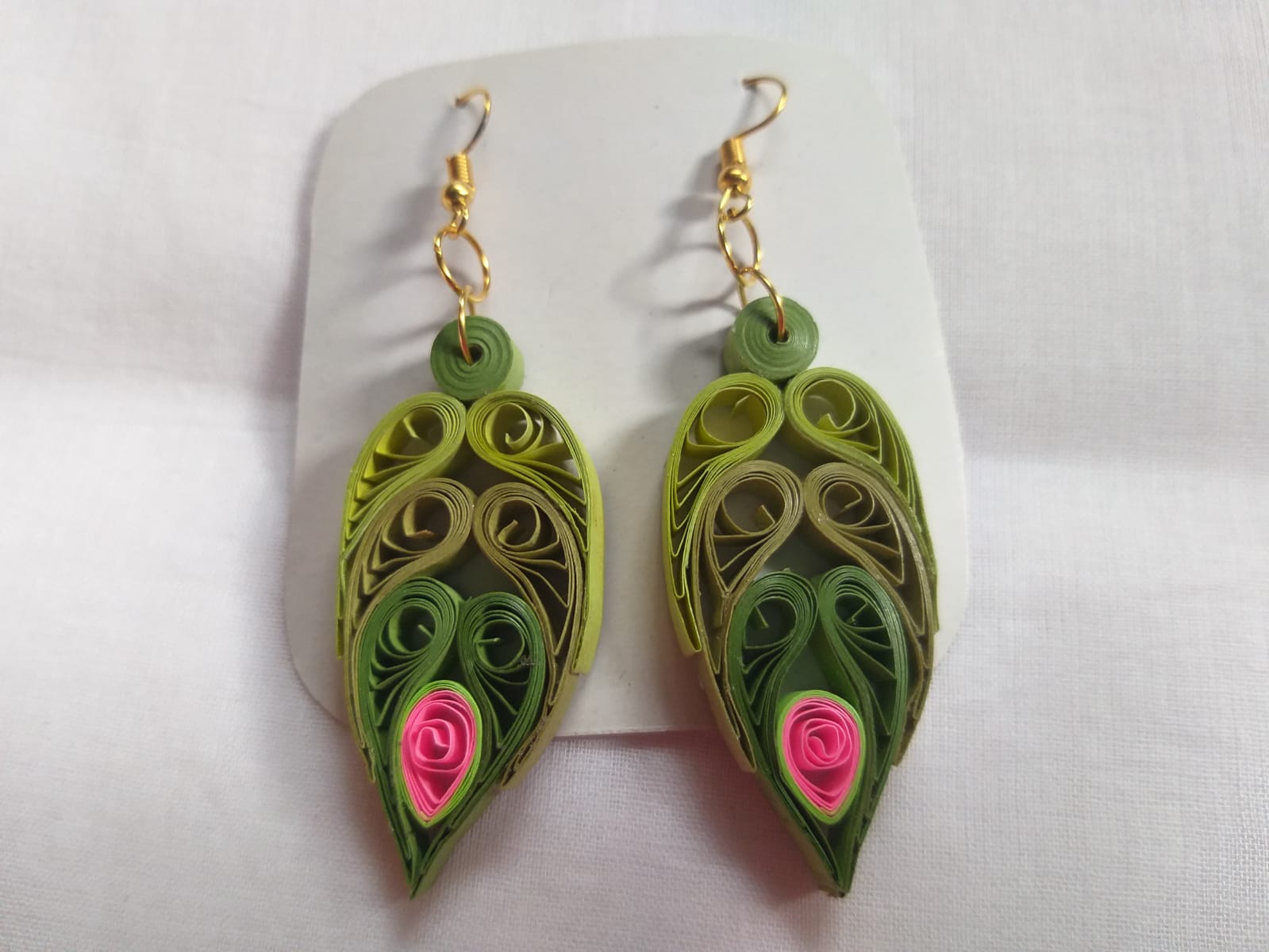 Fancy Quilling Paper Earrings - Image 21