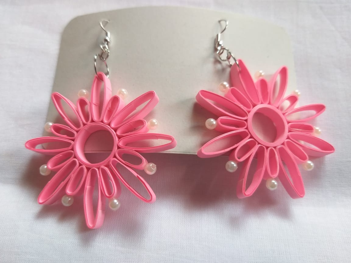 Fancy Quilling Paper Earrings - Image 13