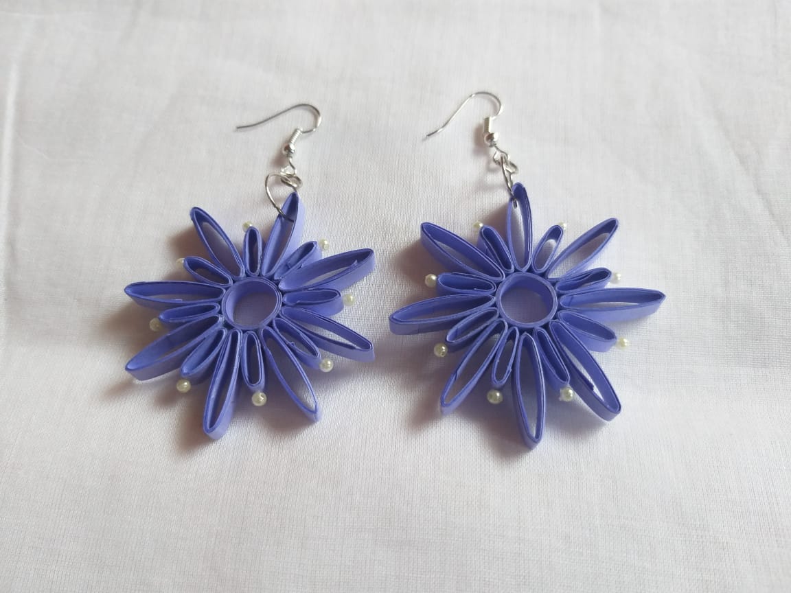 Fancy Quilling Paper Earrings - Image 14