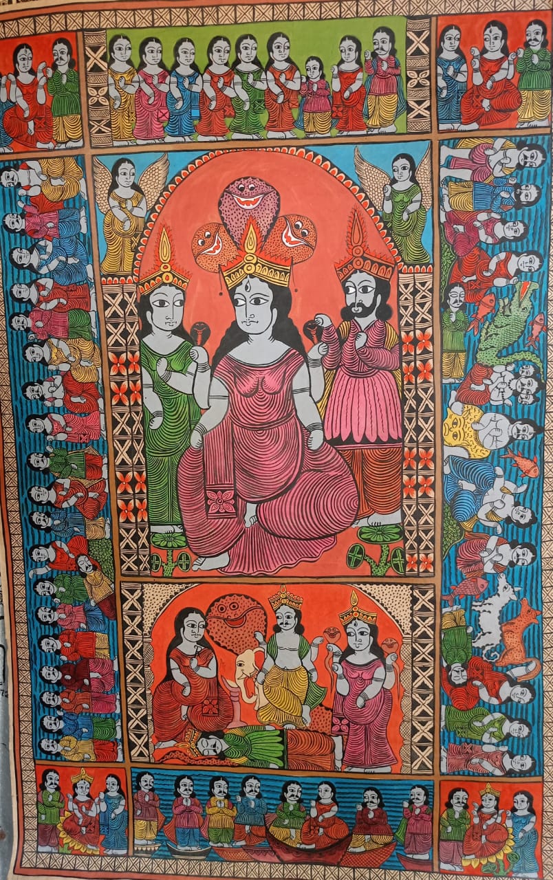 Canvas Folk Paintings - Image 7