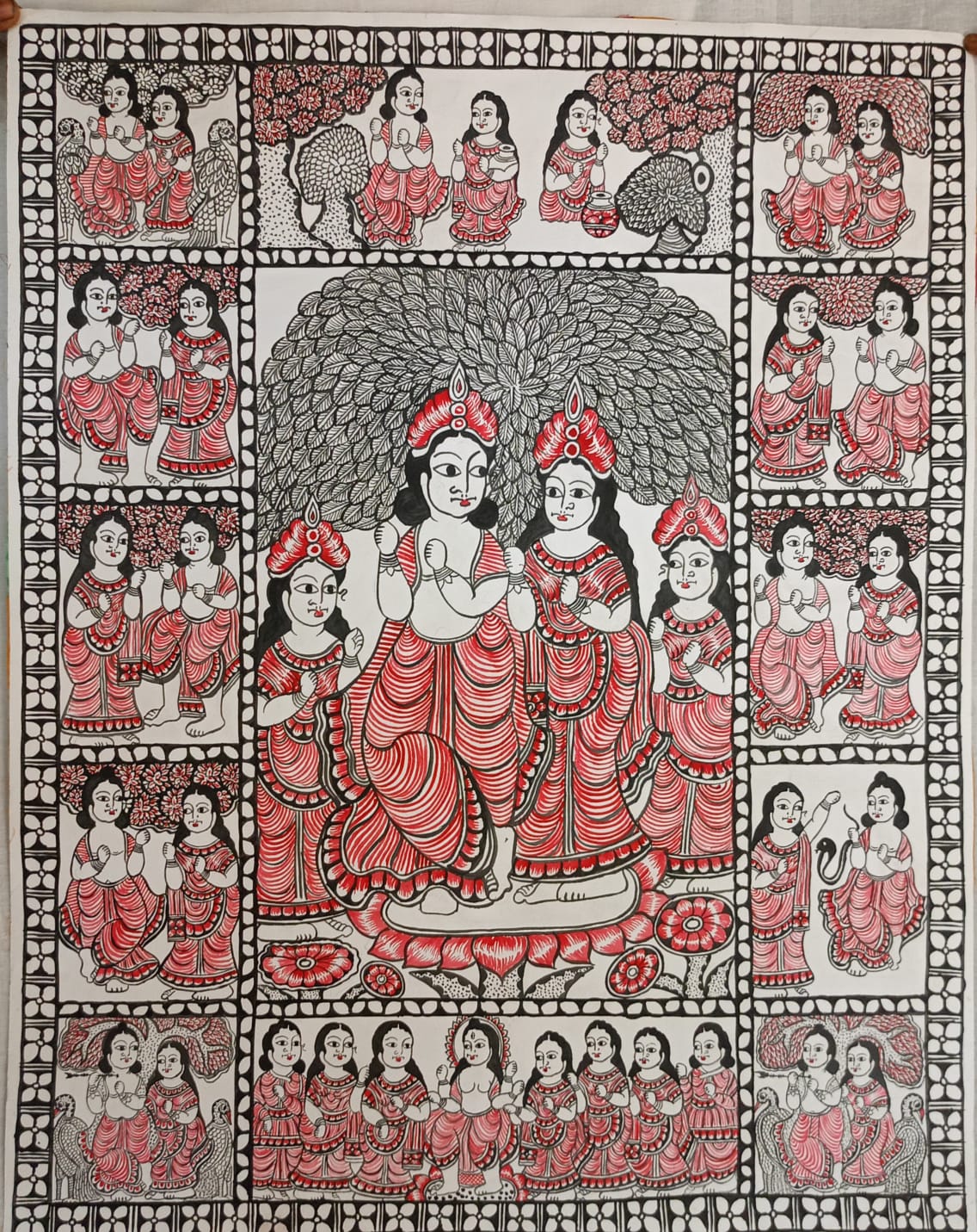 Canvas Folk Paintings - Image 9