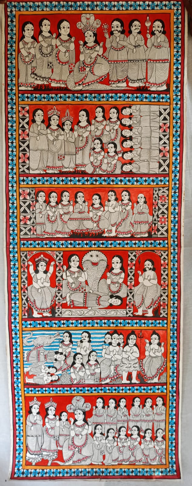 Canvas Folk Paintings - Image 12