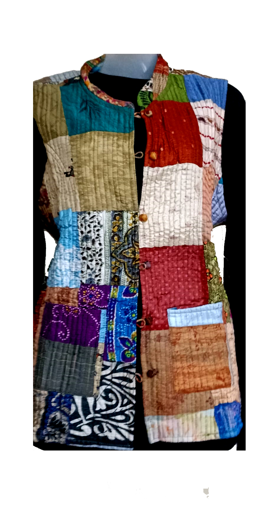 Half Sleeve Baul Jacket - Image 2