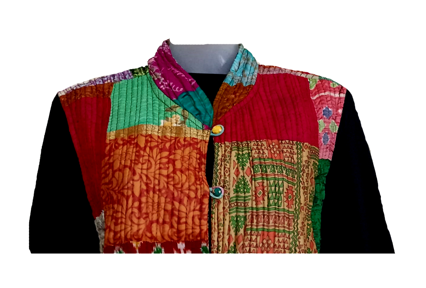Half Sleeve Baul Jacket - Image 3