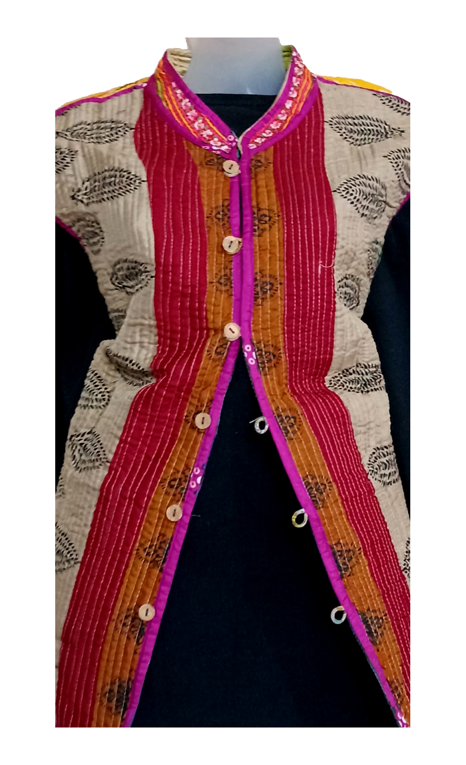 Half Sleeve Baul Jacket