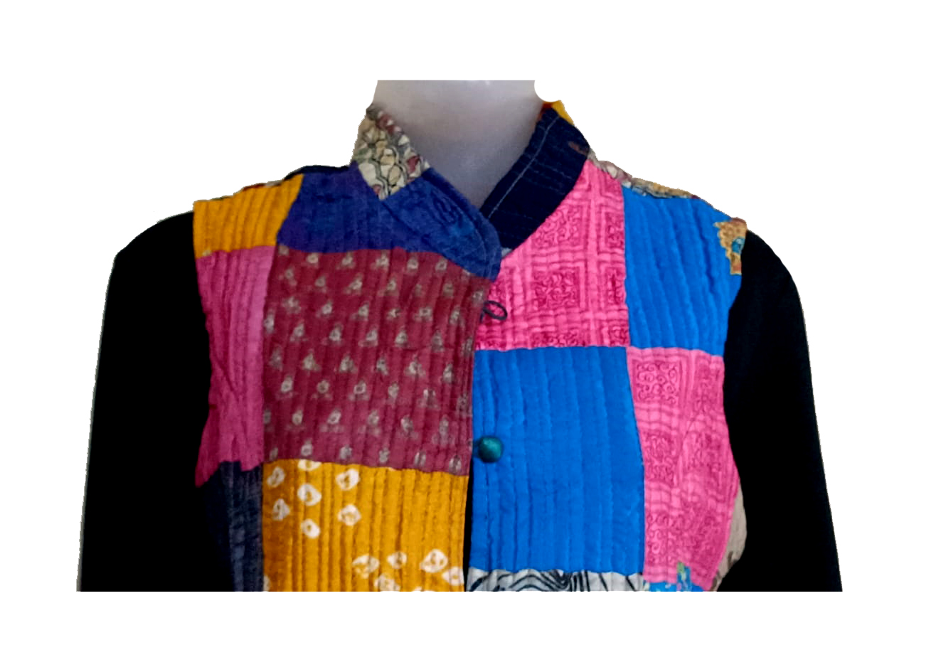 Half Sleeve Baul Jacket - Image 2