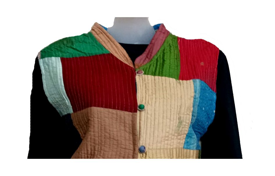 Half Sleeve Baul Jacket - Image 3