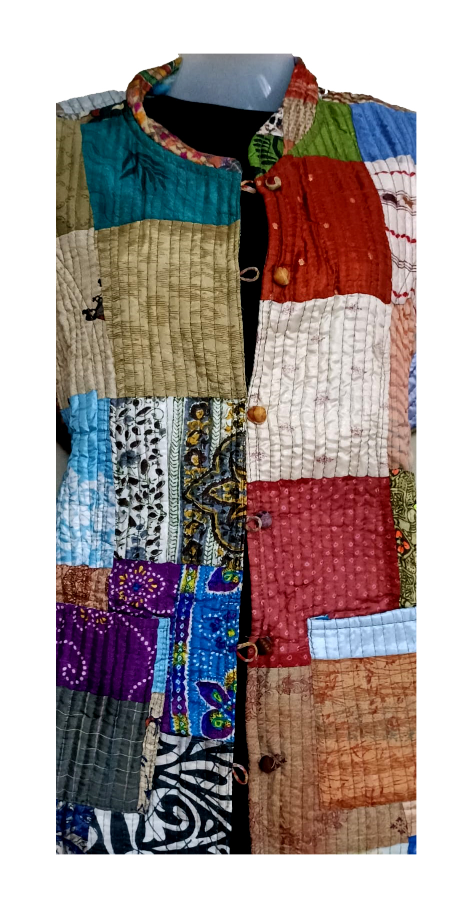 Half Sleeve Baul Jacket - Image 3