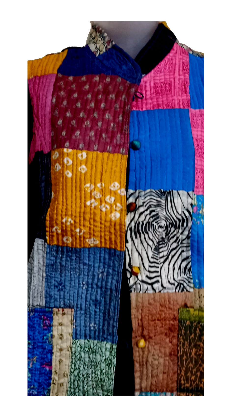 Half Sleeve Baul Jacket - Image 3