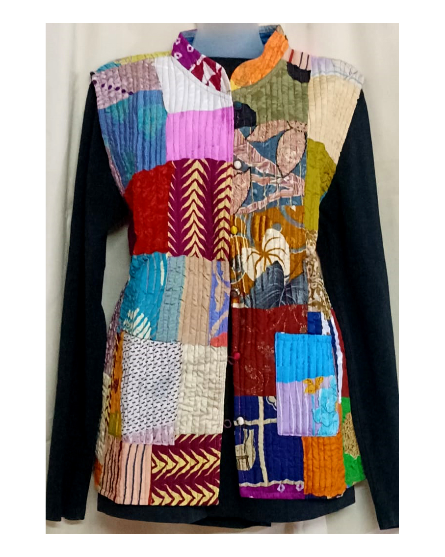 Half Sleeve Baul Jacket - Image 3