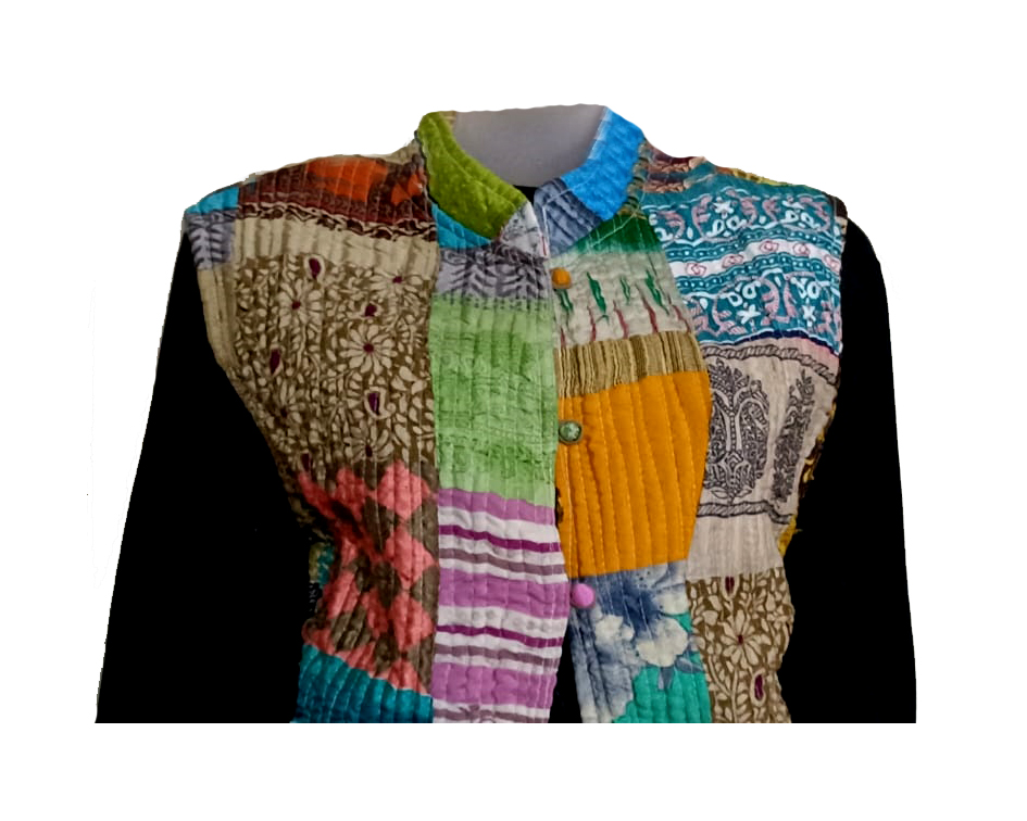 Half Sleeve Baul Jacket - Image 3