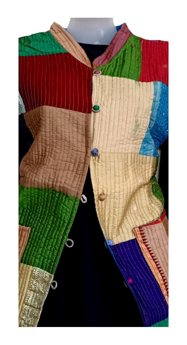 Half Sleeve Baul Jacket - Image 4