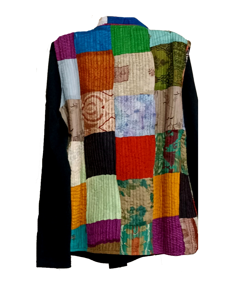 Half Sleeve Baul Jacket - Image 3