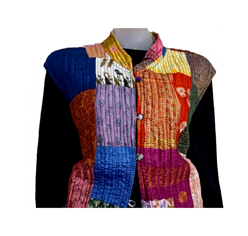 Half Sleeve Baul Jacket - Image 4