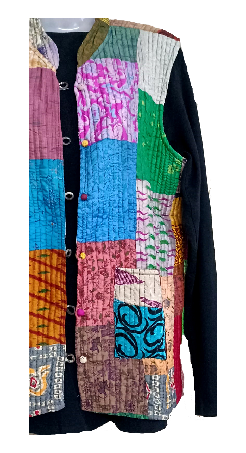 Half Sleeve Baul Jacket - Image 5