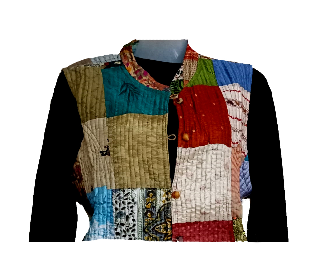 Half Sleeve Baul Jacket - Image 4