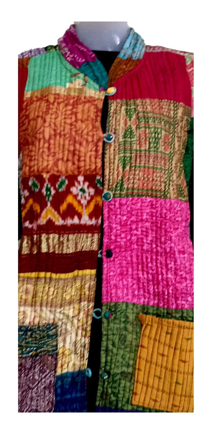 Half Sleeve Baul Jacket - Image 5