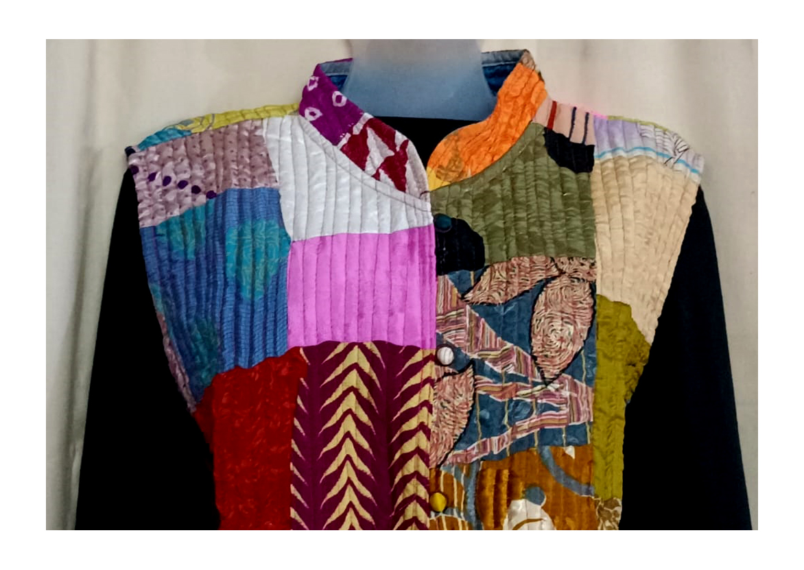Half Sleeve Baul Jacket - Image 4