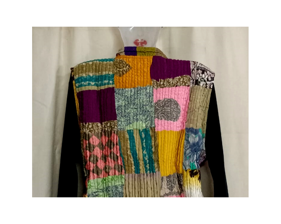 Half Sleeve Baul Jacket - Image 4