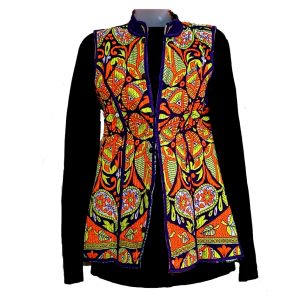Half Sleeve Baul Jacket