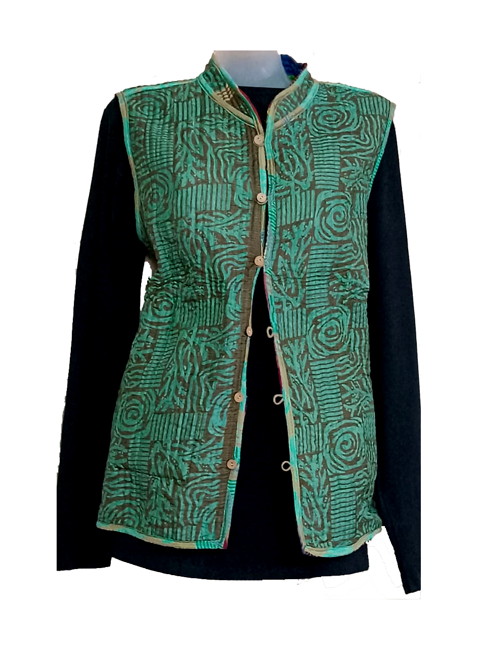 Half Sleeve Baul Jacket - Image 5