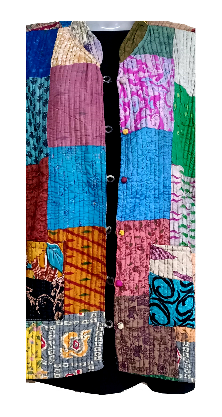 Half Sleeve Baul Jacket - Image 7