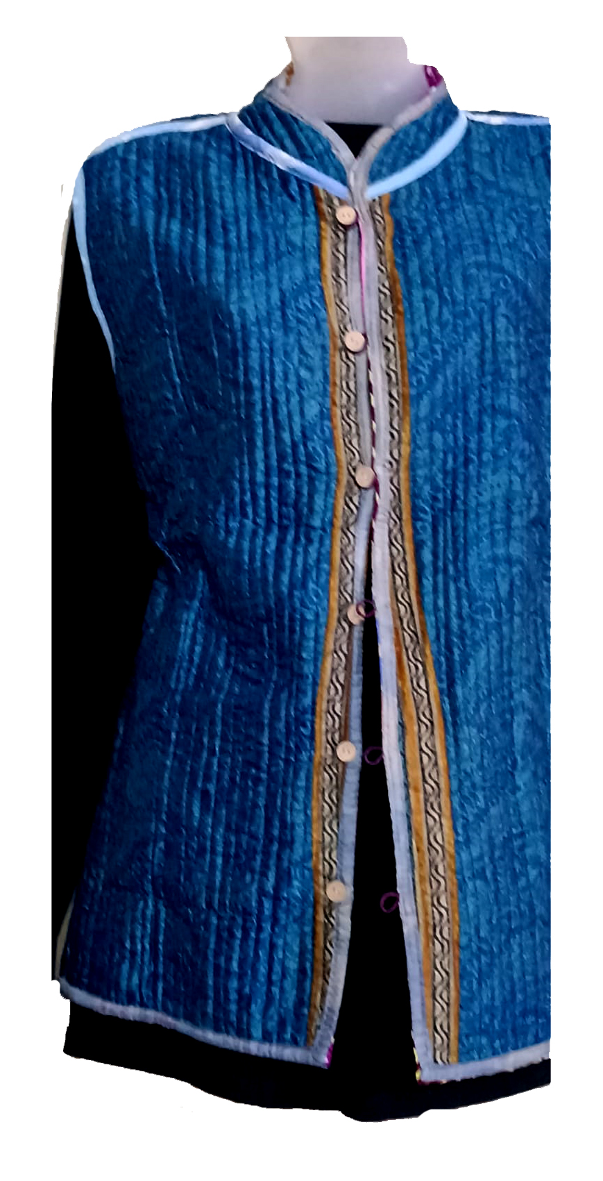 Half Sleeve Baul Jacket - Image 6