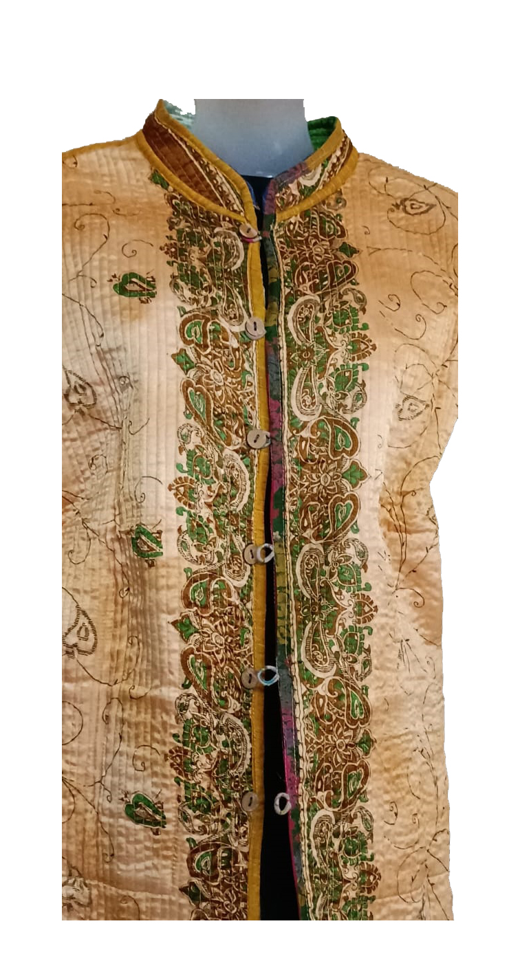 Half Sleeve Baul Jacket - Image 6