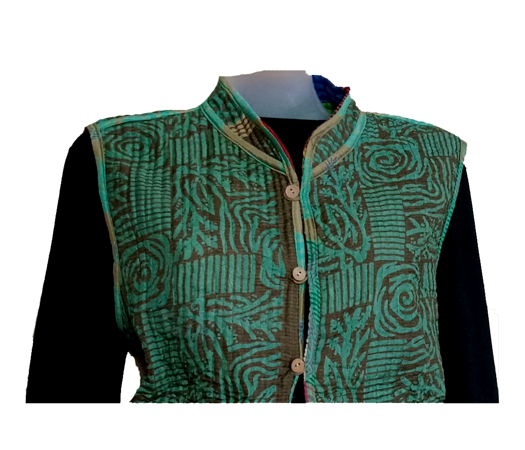 Half Sleeve Baul Jacket - Image 6