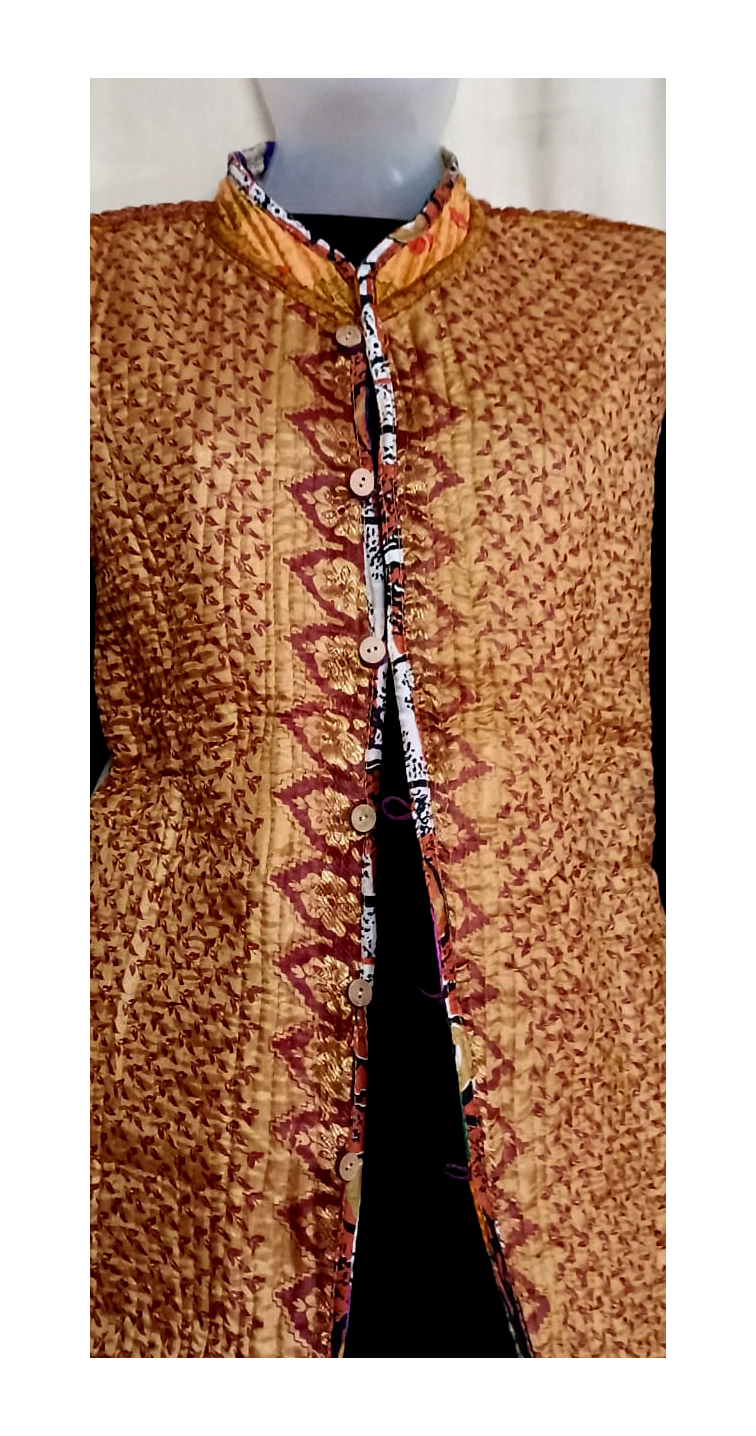 Half Sleeve Baul Jacket - Image 7