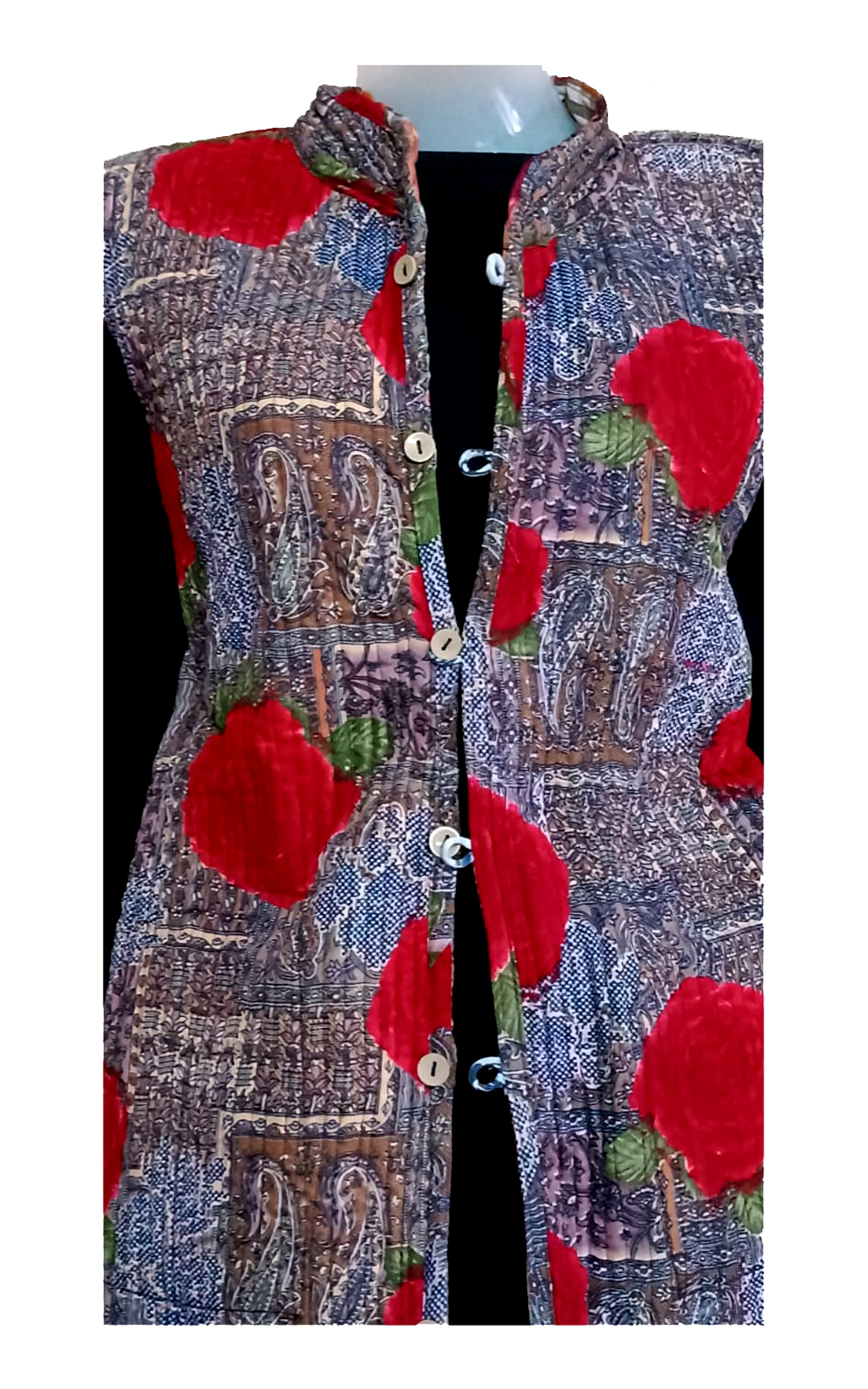 Half Sleeve Baul Jacket - Image 7