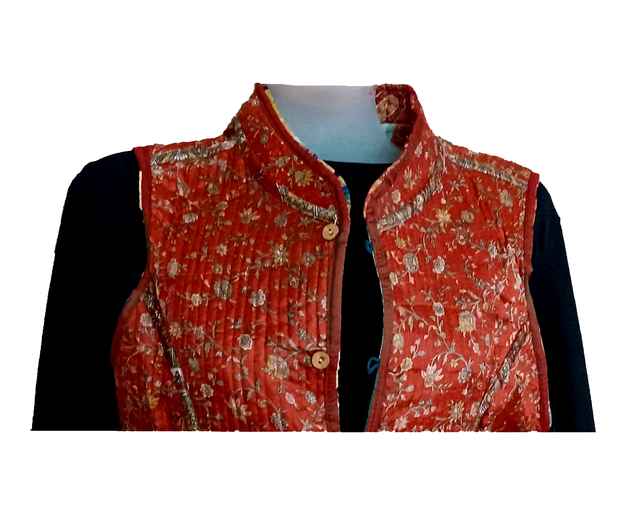 Half Sleeve Baul Jacket - Image 8