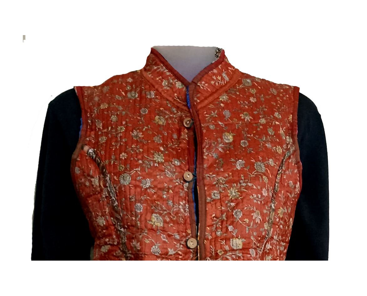 Half Sleeve Baul Jacket - Image 8