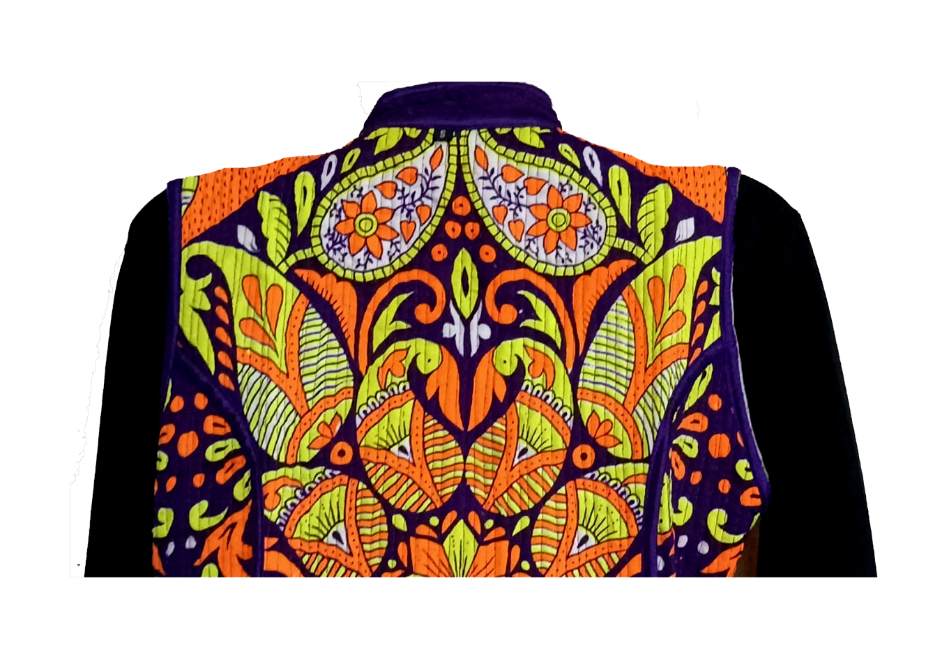 Half Sleeve Baul Jacket - Image 8