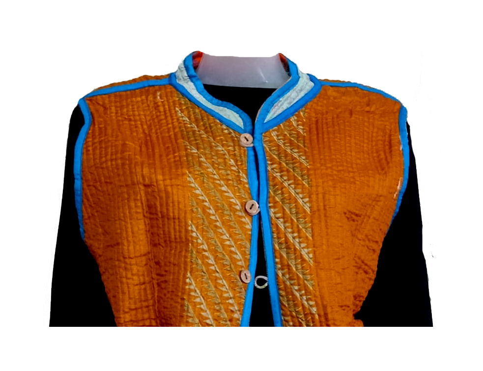 Half Sleeve Baul Jacket - Image 8