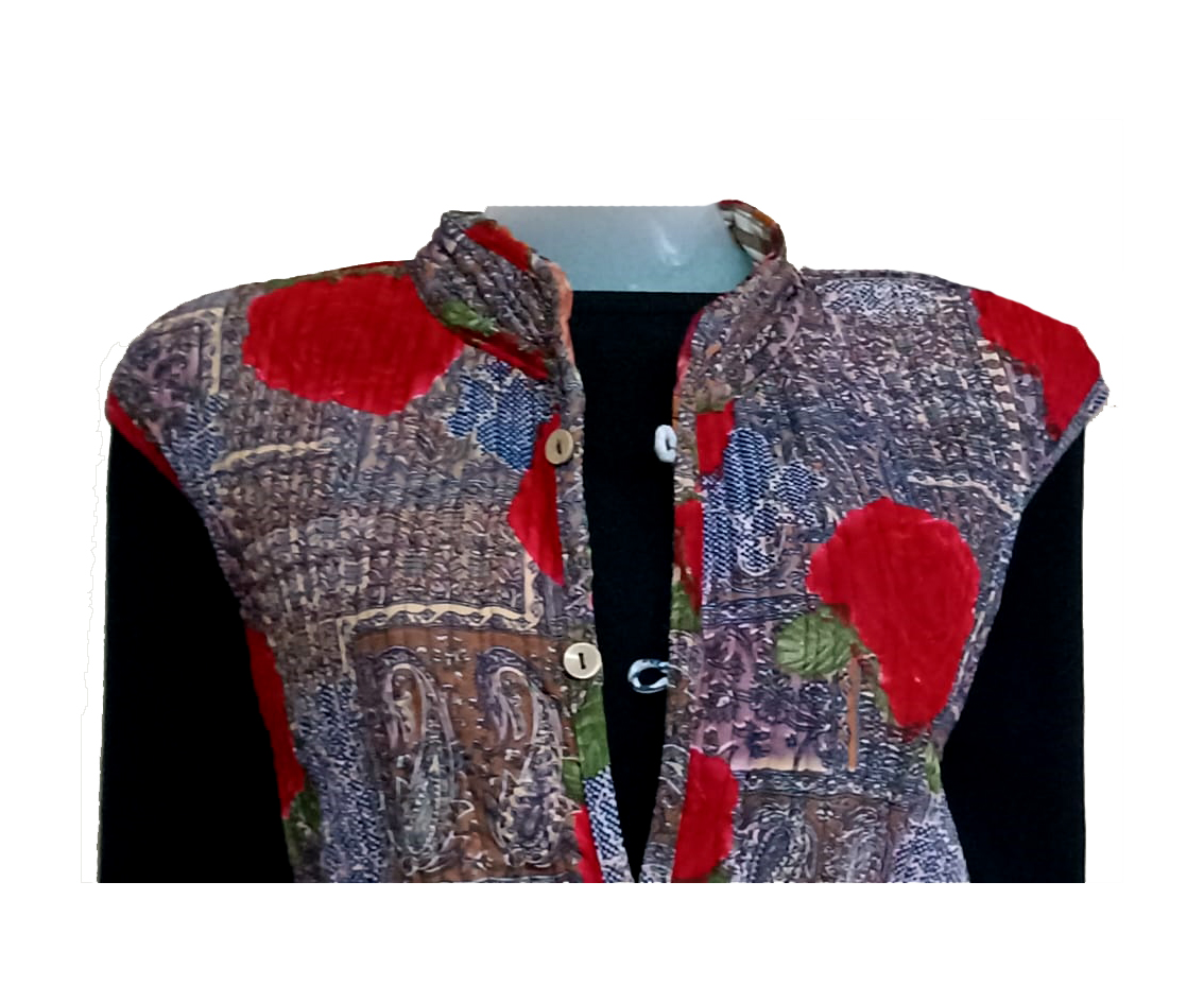 Half Sleeve Baul Jacket - Image 8