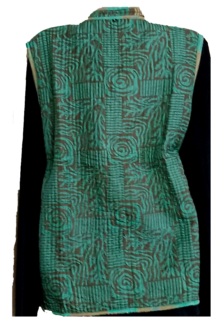 Half Sleeve Baul Jacket - Image 8